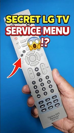 Secret LG TV Service Menu 😱 | How to Access It!