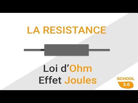 Cours sur la résistance | Loi d'Ohm, l'Effet Joules