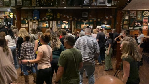 Line Dance classes live right now So much fun 😊😊😊 No Cover | The Auld Triangle Irish Pub and Restaurant