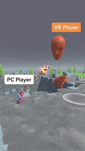 Epic VR vs. PC battles #vr #gamedev #indiegames #unity3d #gamedevelopment
