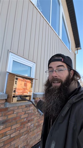 Replying to @ladeshh8 well let's run a few test, it's significantly colder and that means the hot air temp should be lower inside today. BUT it still Blows in at over 90c. It may not be as "efficient" but it still provides more then enough heat! #modernhomestead #homestead #homesteading #diy #dieselheater #winter #heating | Modern Homestead