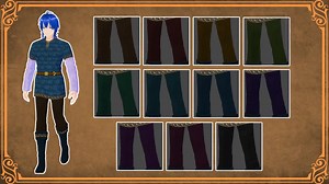 Vroid Male Clothing Pack, Vroid Male Clothes, Vroid Medieval Fantasy Outfit, Vroid Clothes, Qeystudios - Etsy