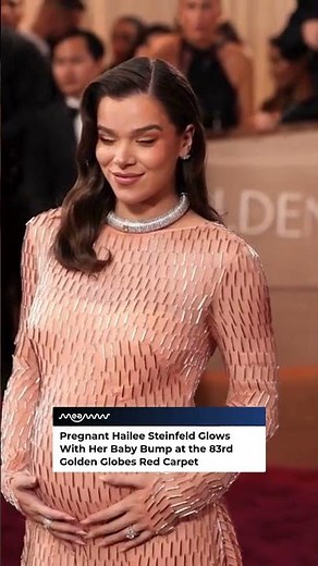 Pregnant Hailee Steinfeld Stuns At Golden Globes