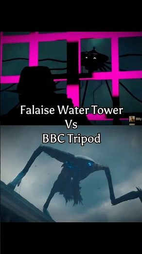 Falaise Water Tower Vs BBC Tripod #wotw #tripod #bbc #1v1 #falaisewatertower #scary