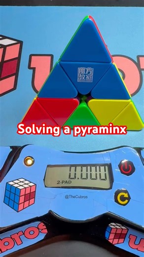 Solving a pyraminx #trending #viralvideos #shorts #popular #pyraminx #trends #viral #trendingshorts