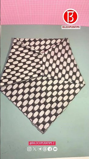 Make a scarf in one easy step, simple, beautiful and stylish