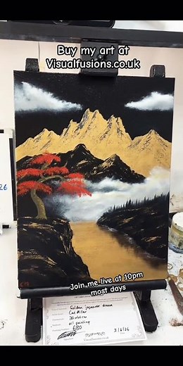 I added Gold paint in this one !