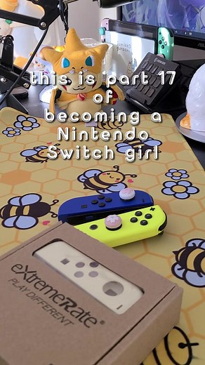 Custom Yellow Joy Con Shell Swap Fail | Nintendo Switch Girl Part 17