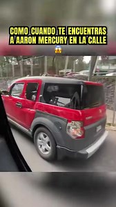 #AaronMercury fue visto por las calles de la CDMX conduciendo su Honda Element 2005 chocado 😬😳🧐😨😱 | Comunidad De Telenovelas