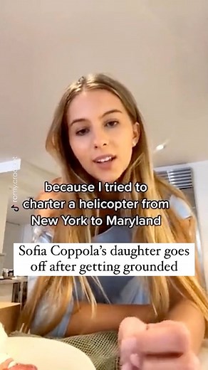17K views · 9 comments | Relatable?  Sofia Coppola’s 16-year-old daughter Romy is blowing up for all the wrong reasons. The teen posted a video making pasta and complaining about being grounded after trying to charter a helicopter with her dad’s credit card. What do you think of her video?  #Nepo #nepobaby #sofiacoppola #romymars #pasta #cooking #celebrity | etalk | Facebook