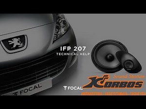 Replacement of the front speakers of the Peugeot 207.
