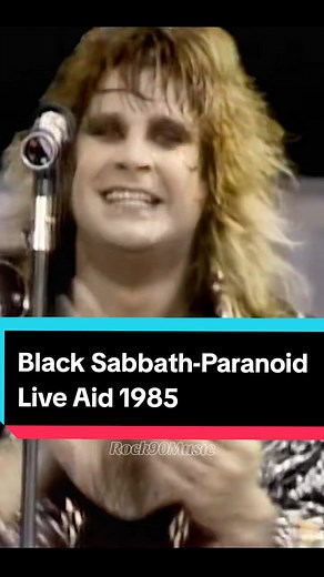 Black Sabbath's Paranoid Performance at Live Aid 1985