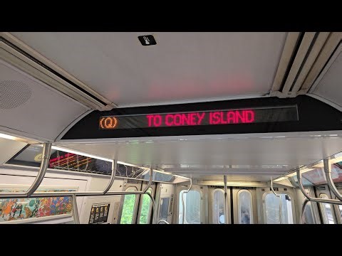 NYC Subway FAST Q Train Full Ride! (96 St - Coney Island - Stillwell Ave)