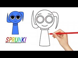 How to Draw Aqua Sprunki from Incredibox (OC)