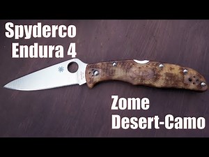 Spyderco Endura 4 Zome Desert-Camo