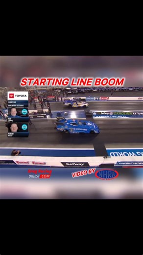 Massive starting line explosion for Robert Hight. #dragracing #car #photo #dragrace #love #instagood #racecar #instagood #photooftheday #videos #viralreelschallenge #like | Drag Racing Digest