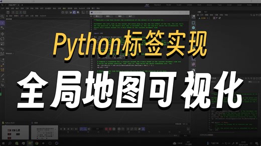 【python标签】显示全局小地图