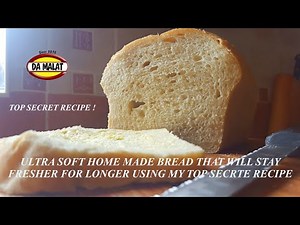 Ultra Soft White Bread (Using my top secret bread recipe) | Stays fresher for longer |