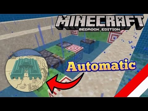 How To Drain An Ocean Monument In Minecraft (SUPER EASY)