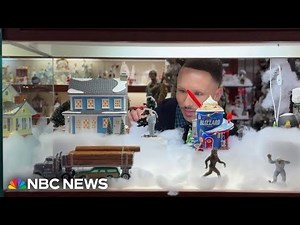 Department store manager goes viral for festive holiday display