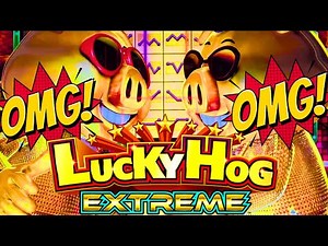LUCKY HOG EXTREME IS AWESOME!! 🤑 SUPER BONUS RUN! Slot Machine (KONAMI GAMING)