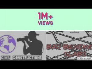 Bar Bending details In slabs || civil tech constructions || watch and learn.