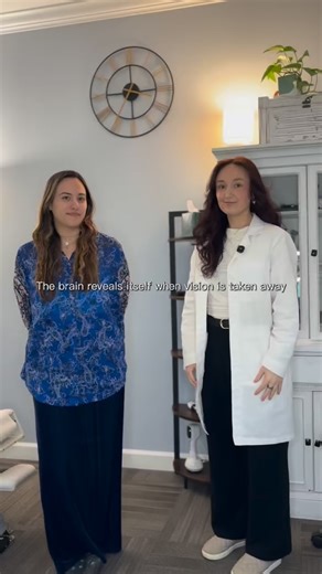 Precision Brain Center | Romberg’s test helps assess the dorsal column pathway, which sends proprioceptive information to the brain. Changes in sway with eyes... | Instagram