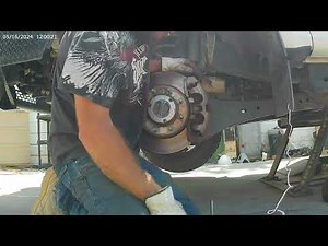 HOW 2 CHANGE FRONT BRAKE PADS ON A FORD F-350 #automobile #howto #diy