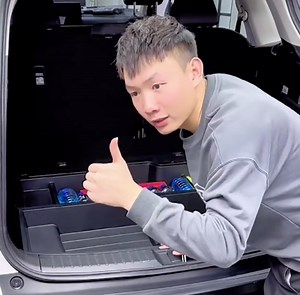 Heavy-Duty Trunk Organizer for 2023-2025 Honda CR-V, Insert Cargo Rear Hatch Hidden Storage Box fits CRV EX EX-L LX Touring Accessories