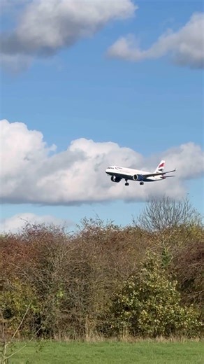 🇬🇧 British speedbird inbound for arrival 🫡 #a320neo #britishairways #speedbird #epic #wow