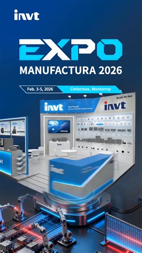 Monterrey, we’re one week away! Walk into Booth 544, and you’ll step into a hands-on showcase of practical innovation. Our team is ready to walk you through their applications and discuss how they can support your projects. Come see our key products at expo_manufactura, including our latest flexible general-purpose #GD28 VFD, the high-performance series VFD featuring UL-certified and IP55-rated models, and the precise DA200A servo system. Secure your free entry to the expo here: https://www.invt