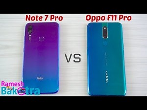Oppo F11 Pro vs Redmi Note 7 Pro SpeedTest and Camera Comparison