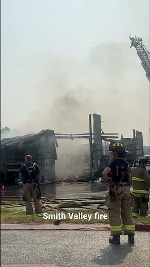 Trapped Victim in Fiery Warehouse: Firefighters Battle Blaze