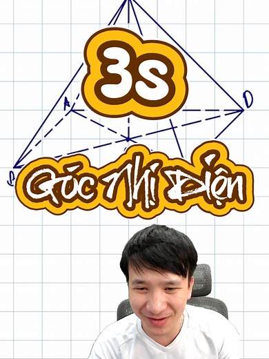 Phác đồ giải nhanh: Góc giữa 2 mặt phẳng (Góc Nhị Diện). 😄😄😄 #toanthayhanh #MeoGiaiToan #learontiktok #xuhuong #OnThiTHPTQG