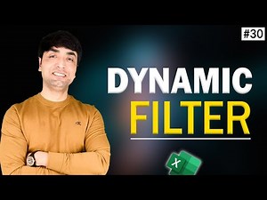 Excel Dynamic Filter with Search | Extract Data as You Type