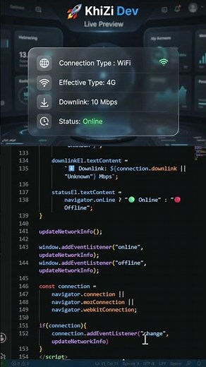 Your Browser Knows THIS About You 🤯📶 | Network Info Detector in JavaScript
