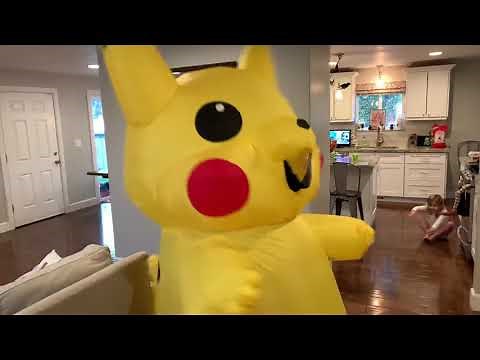 Inflatable Pikachu Pokémon Costume
