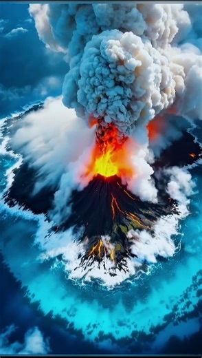 The Volcano That Erupts Blue Fire and It’s 100% Real #bluefire #usa