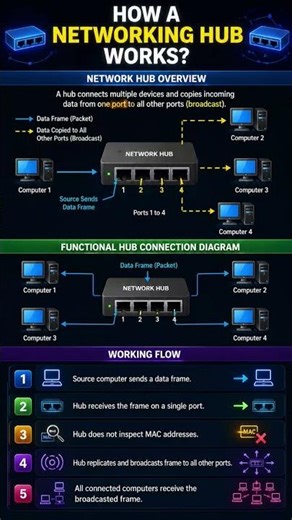 How a Networking Hub Works?