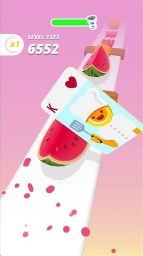 Watermelon to Popsicle Challenge #fruitgame #satisfying #gaming