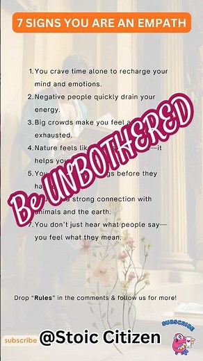 7 Signs you are an Empath #quote #growthmindset #signs