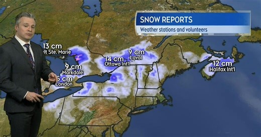 CTV National News: An April snow day for parts of eastern Canada