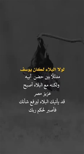 قصة يوسف والبلاء: عبرة من الزمن