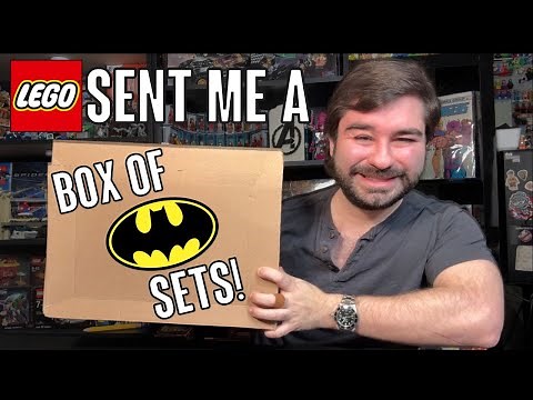 LEGO Sent Me a GIANT Box Full of NEW BATMAN Sets - Let's Open It!