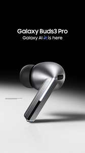 Look sharp and listen smart with Galaxy Buds3 Pro featuring intelligent audio that automatically adapts to your surroundings. | Samsung | Facebook