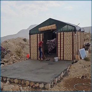 355K views · 4.9K reactions | Building a Tent Platform for Cold & Rainy Seasons Weather-Proof Nomadic Living | Best Cooking | Facebook
