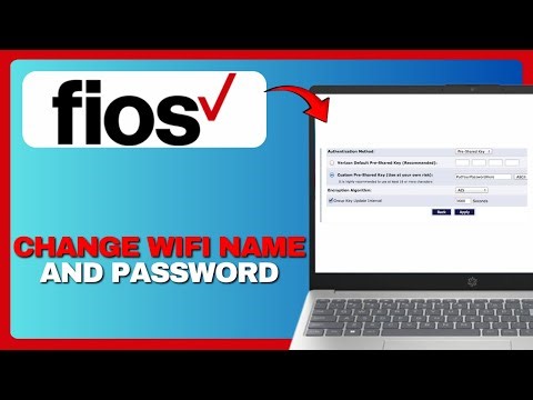 How To Change Fios WiFi Name And Password (Full Guide) 2026!