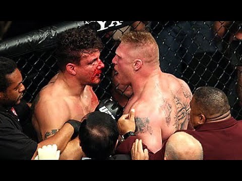 When Brock Lesnar DESTROY Frank Mir in UFC