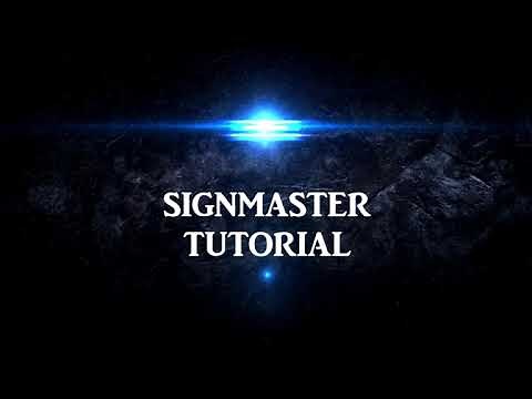 Signmaster Arms Offset Calibration