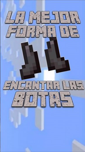 The best way to enchant boots in Minecraft #minecraft #enchantments #tutorial